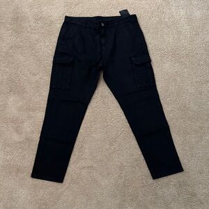 Zara Men's Dark Cargo Pants